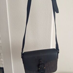 Dior Black Leather Crossbody Bag